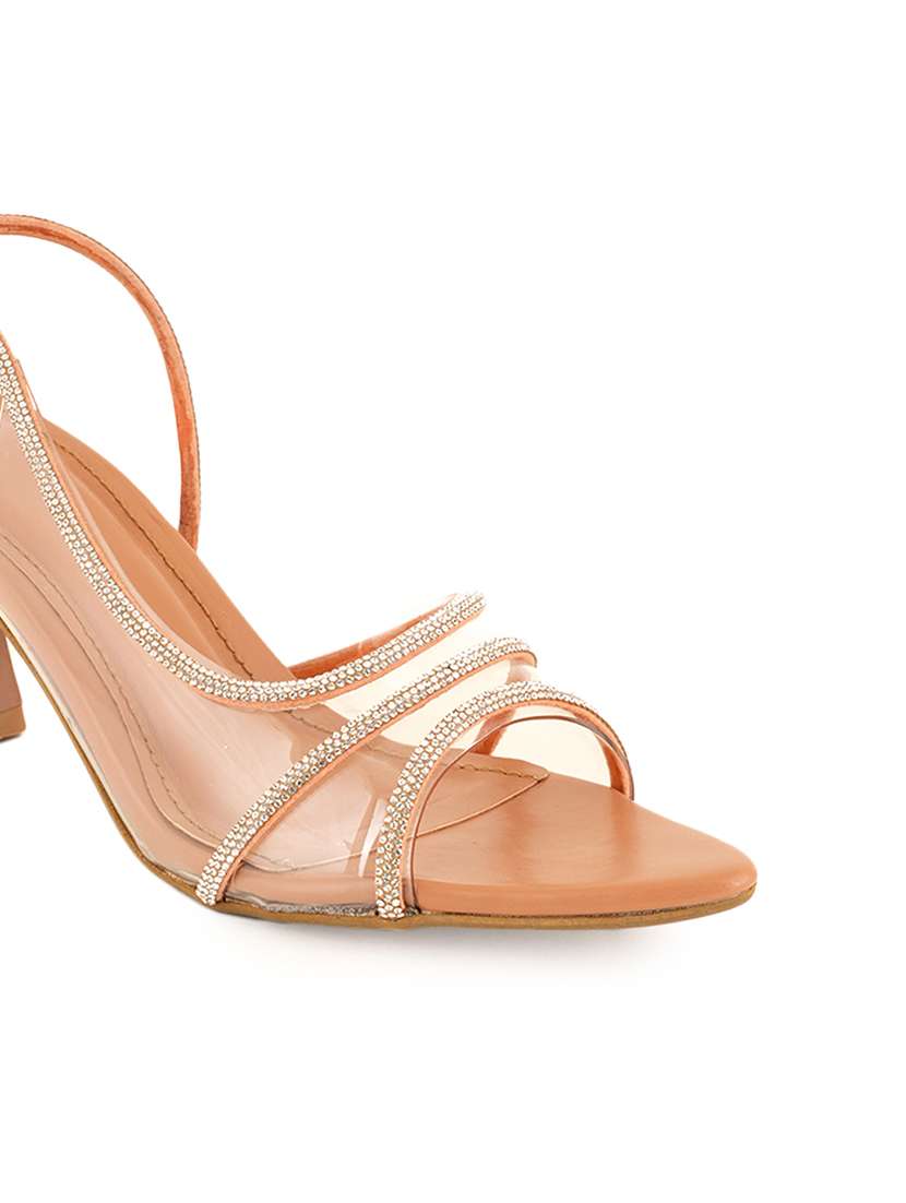 women embellished back strap sandals - 22341172 -  Standard Image - 4