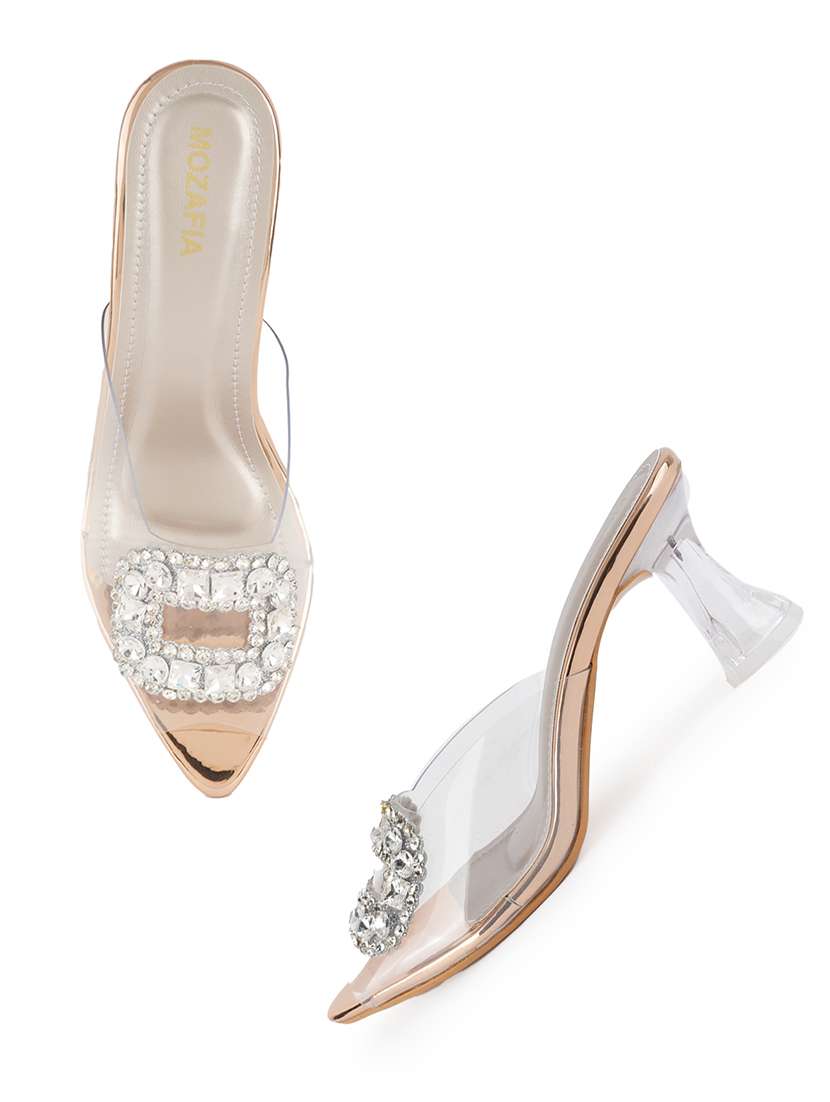 women solid slip on sandals - 22341176 -  Standard Image - 1