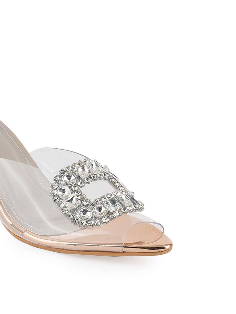 women solid slip on sandals - 22341176 -  Standard Image - 4