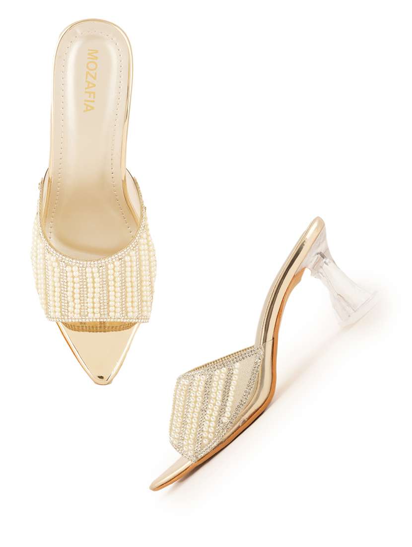 women embellished slip on sandals - 22341177 -  Standard Image - 1