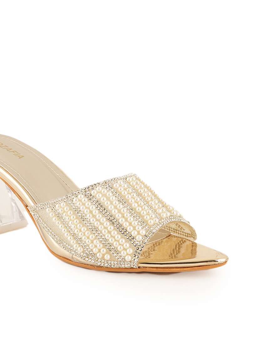 women embellished slip on sandals - 22341177 -  Standard Image - 4