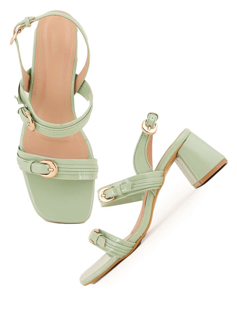 Women Solid Back Strap Sandals - 22341178 -  Standard Image - 1