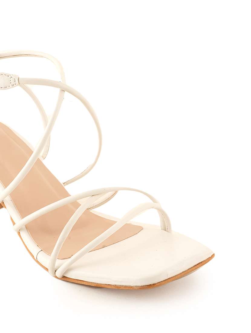 Women Solid Ankle Strap Sandals - 22341179 -  Standard Image - 4