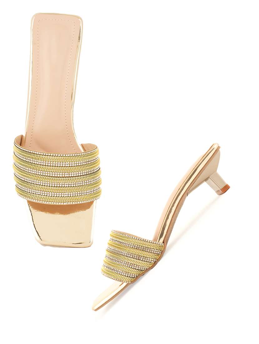 women embellished slip on flat sandals - 22341192 -  Standard Image - 1