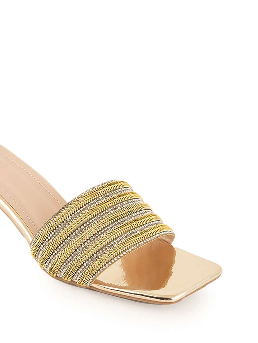 women embellished slip on flat sandals - 22341192 -  Standard Image - 4