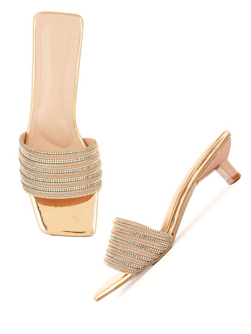 women embellished slip on flat sandals - 22341195 -  Standard Image - 1