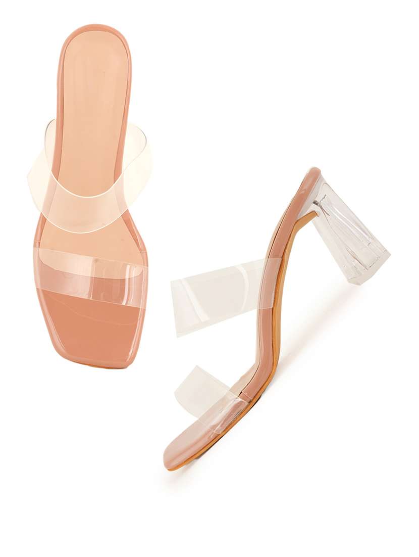 women solid slip on sandals - 22341204 -  Standard Image - 1