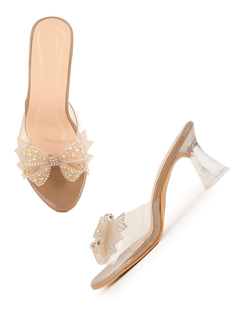 women solid slip on sandals - 22341219 -  Standard Image - 1