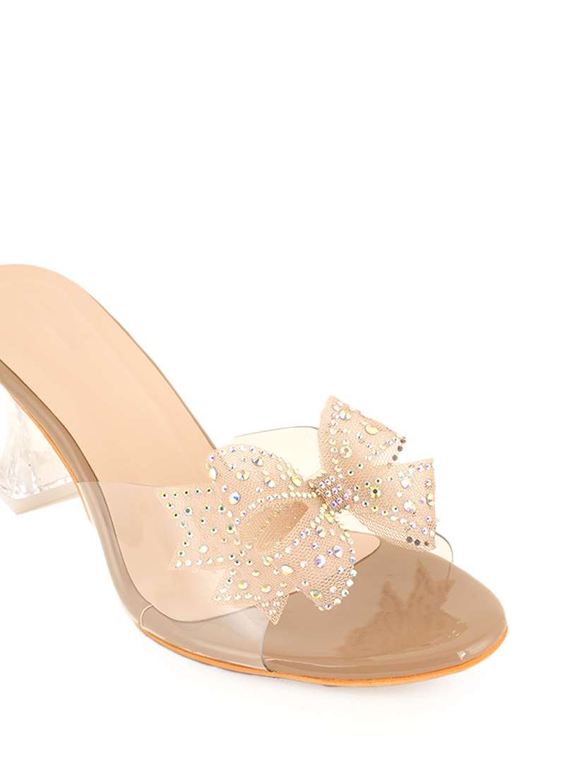 women solid slip on sandals - 22341219 -  Standard Image - 4