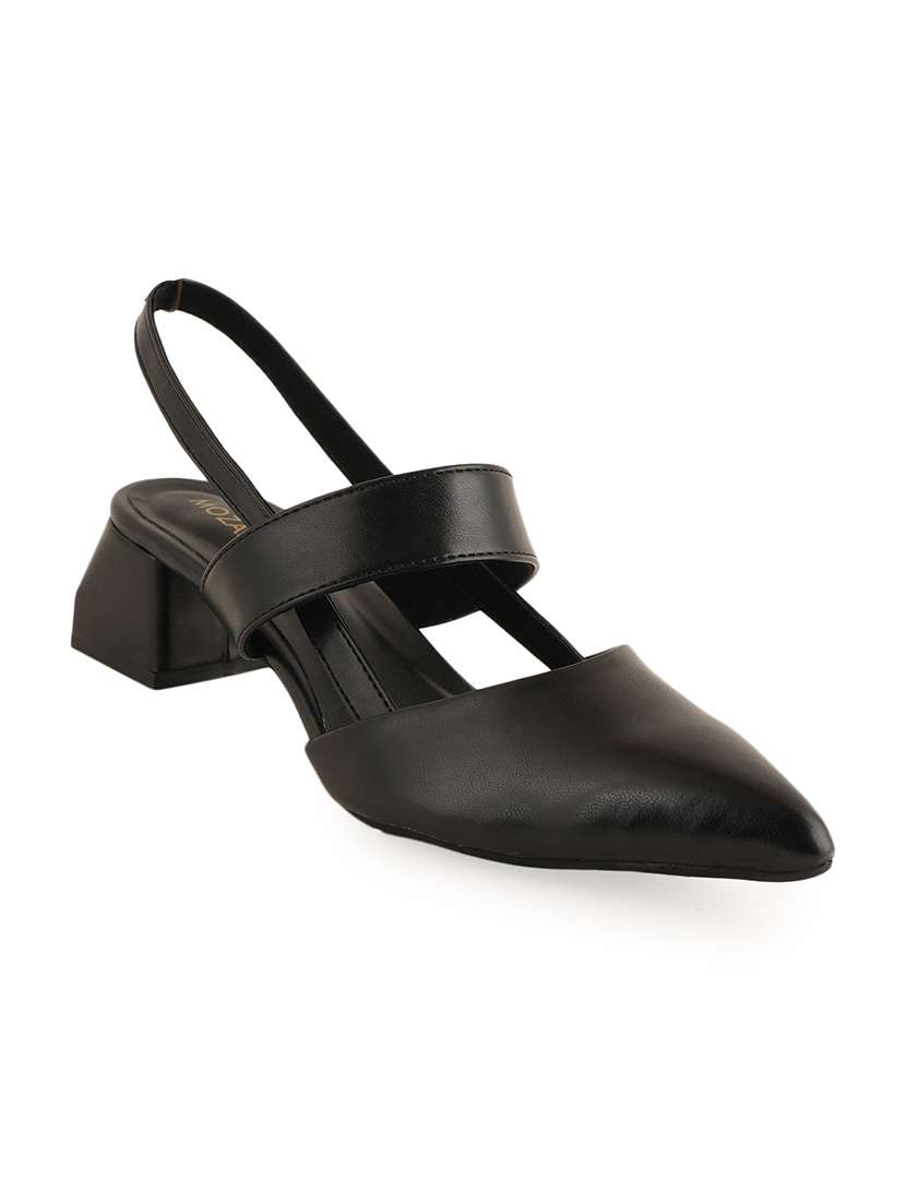 women solid back strap mules - 22341230 -  Standard Image - 1