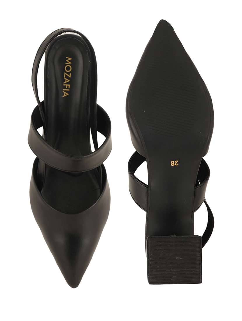 women solid back strap mules - 22341230 -  Standard Image - 4
