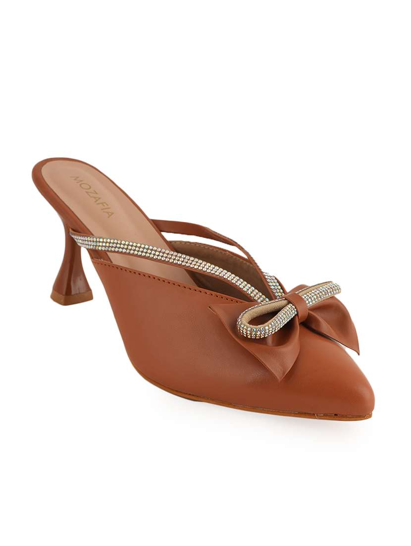 women embellished slip on mules - 22341234 -  Standard Image - 1