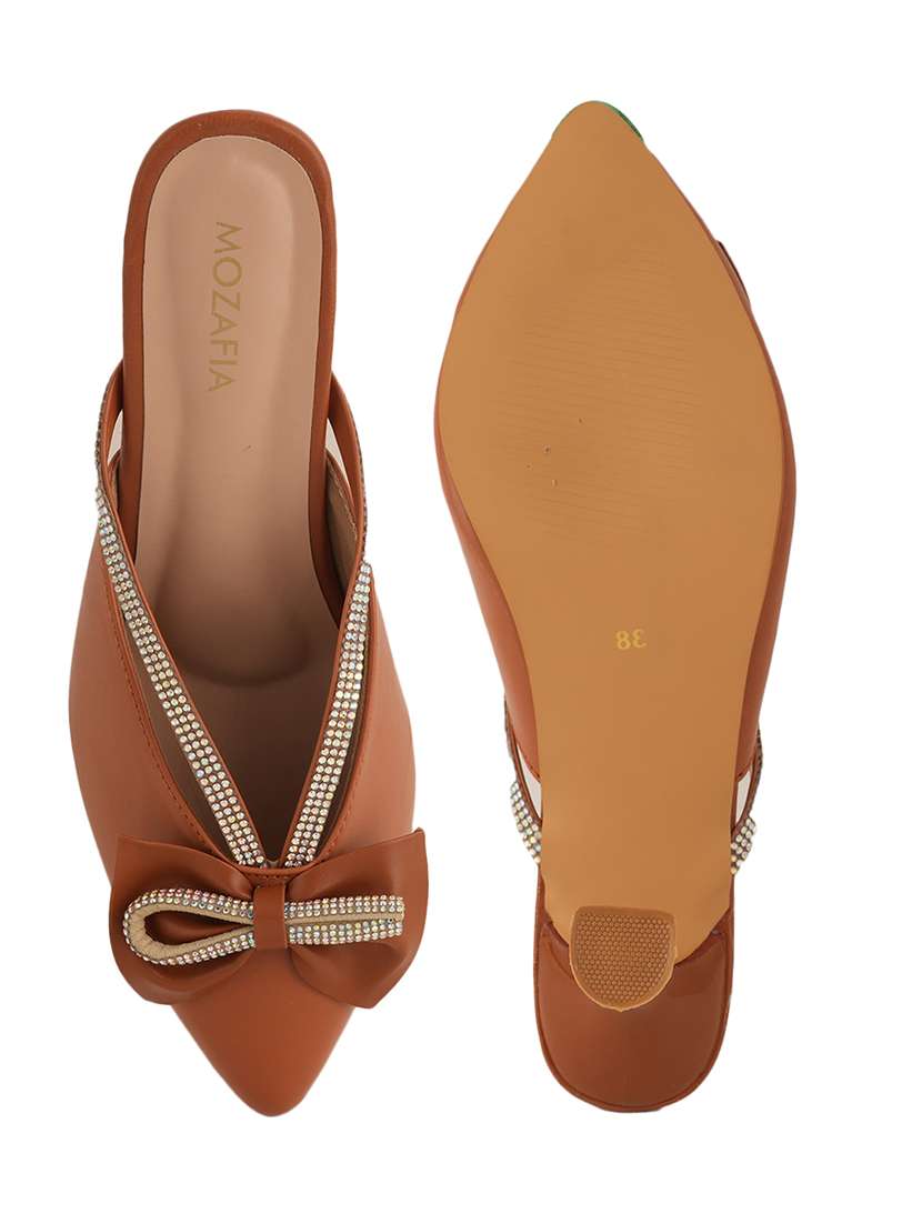 women embellished slip on mules - 22341234 -  Standard Image - 4