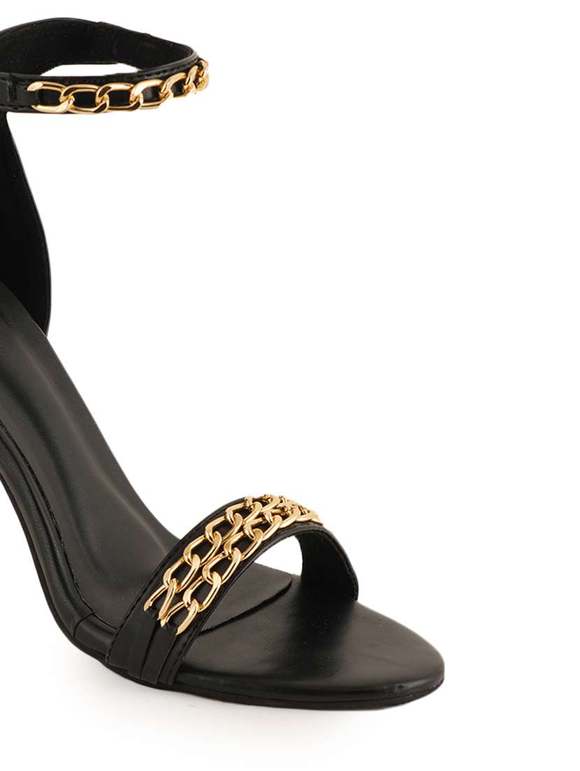 women solid ankle strap sandals - 22341235 -  Standard Image - 4