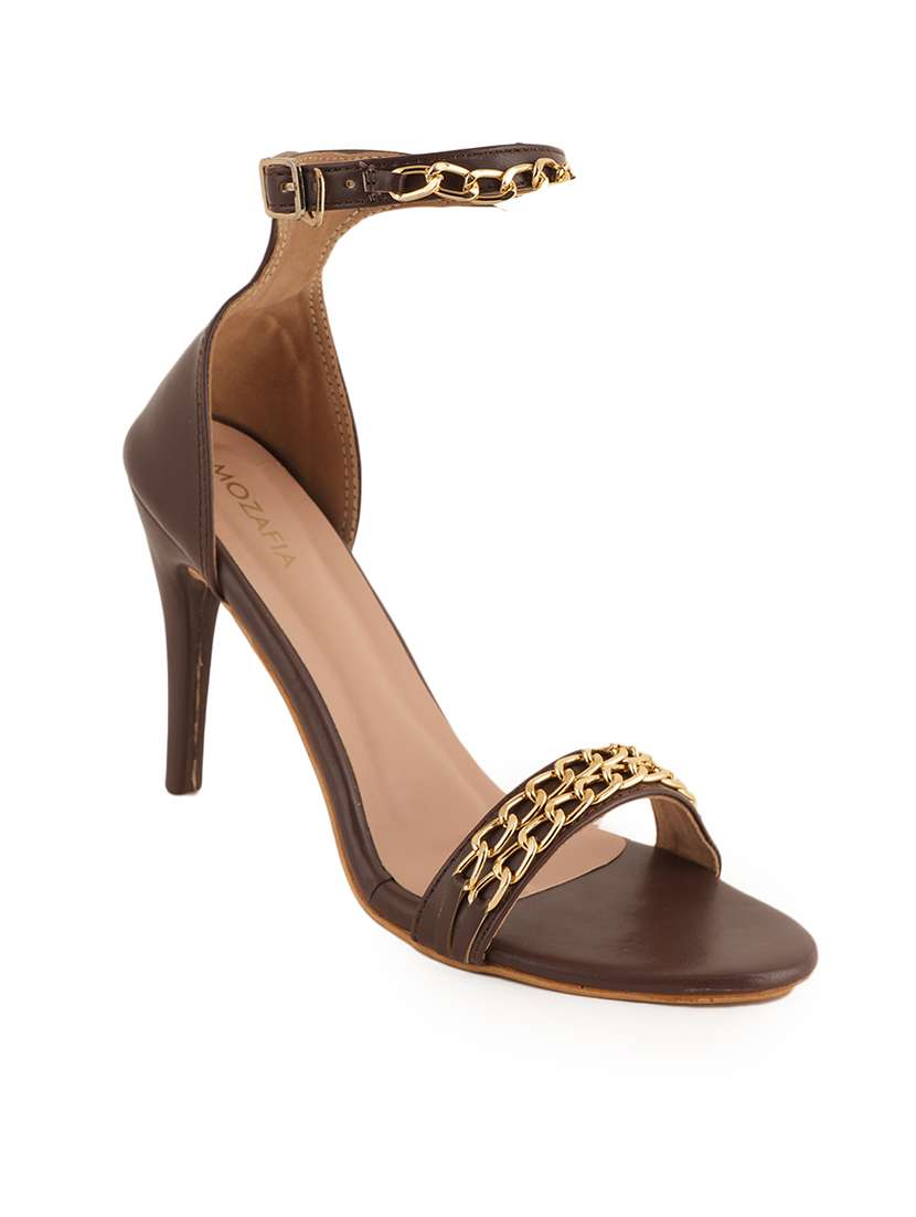 Women Solid Ankle Strap Sandals - 22341236 -  Standard Image - 1