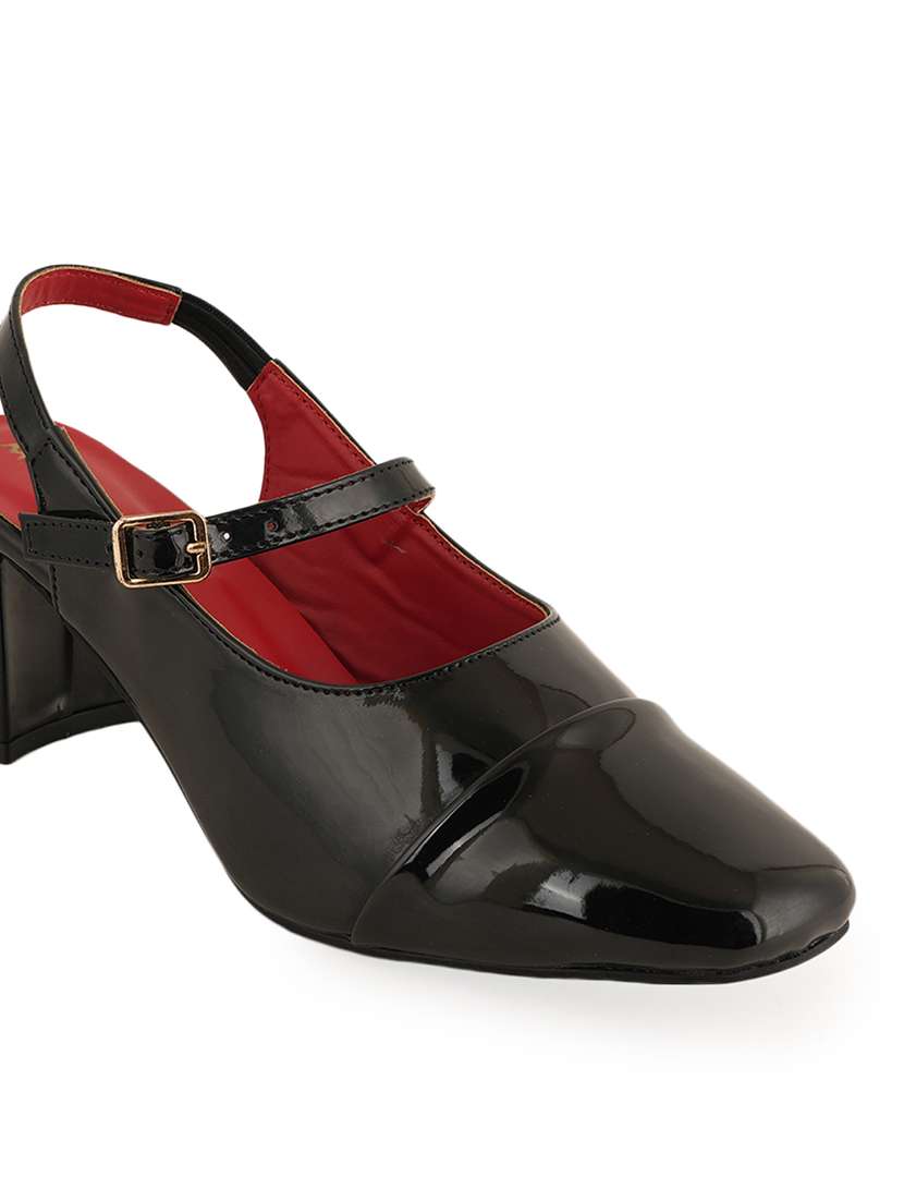 women solid mary jane back strap sandals - 22341248 -  Standard Image - 4