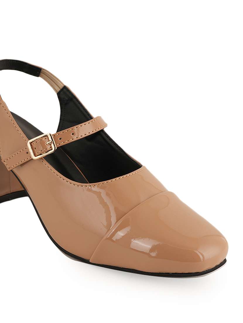 Women Solid Mary Jane Back Strap Sandals - 22341250 -  Standard Image - 4
