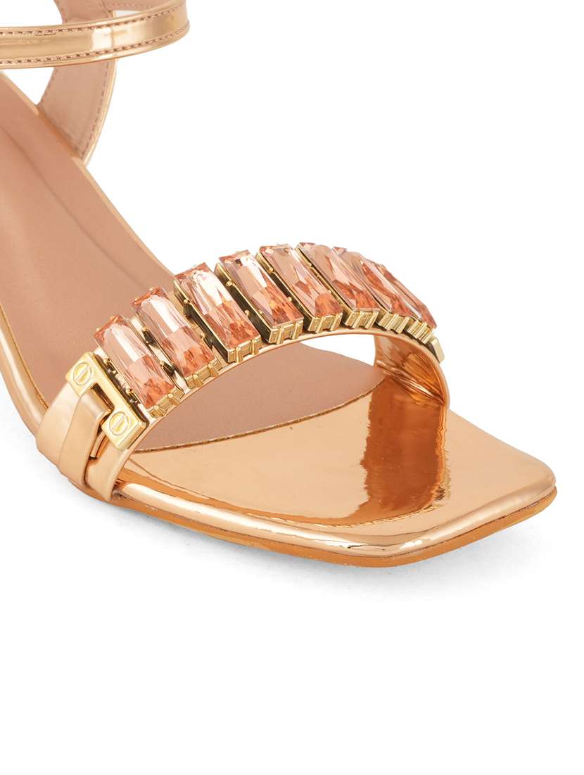 women embellished ankle strap sandals - 22341271 -  Standard Image - 4