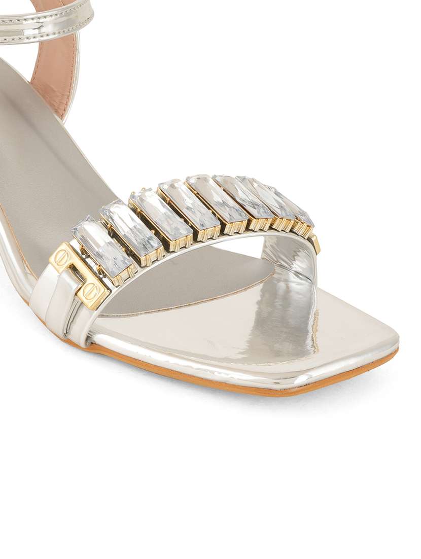 women embellished ankle strap sandals - 22341272 -  Standard Image - 4