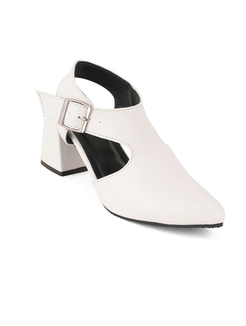 women solid back strap sandals - 22341278 -  Standard Image - 1