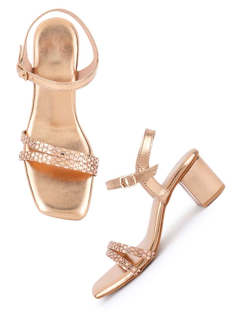 women embellished back strap sandals - 22341294 -  Standard Image - 1