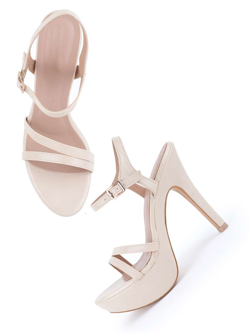 women solid ankle strap sandals - 22341321 -  Standard Image - 1