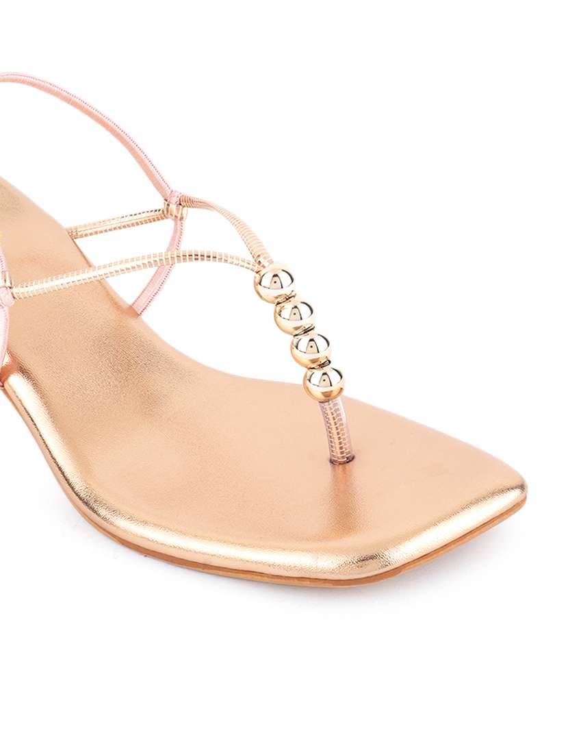 women solid back strap block heels - 22341327 -  Standard Image - 4