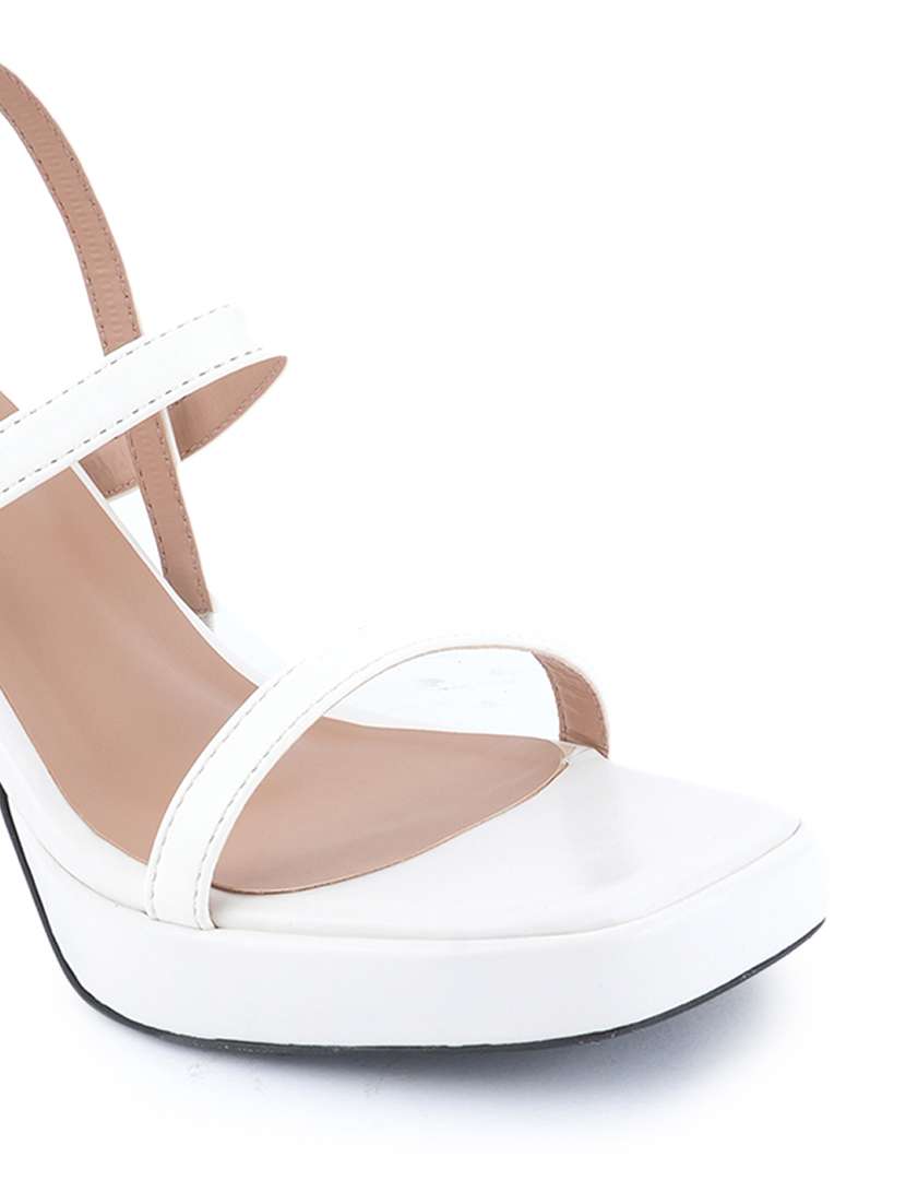 women solid back strap block heels - 22341355 -  Standard Image - 4