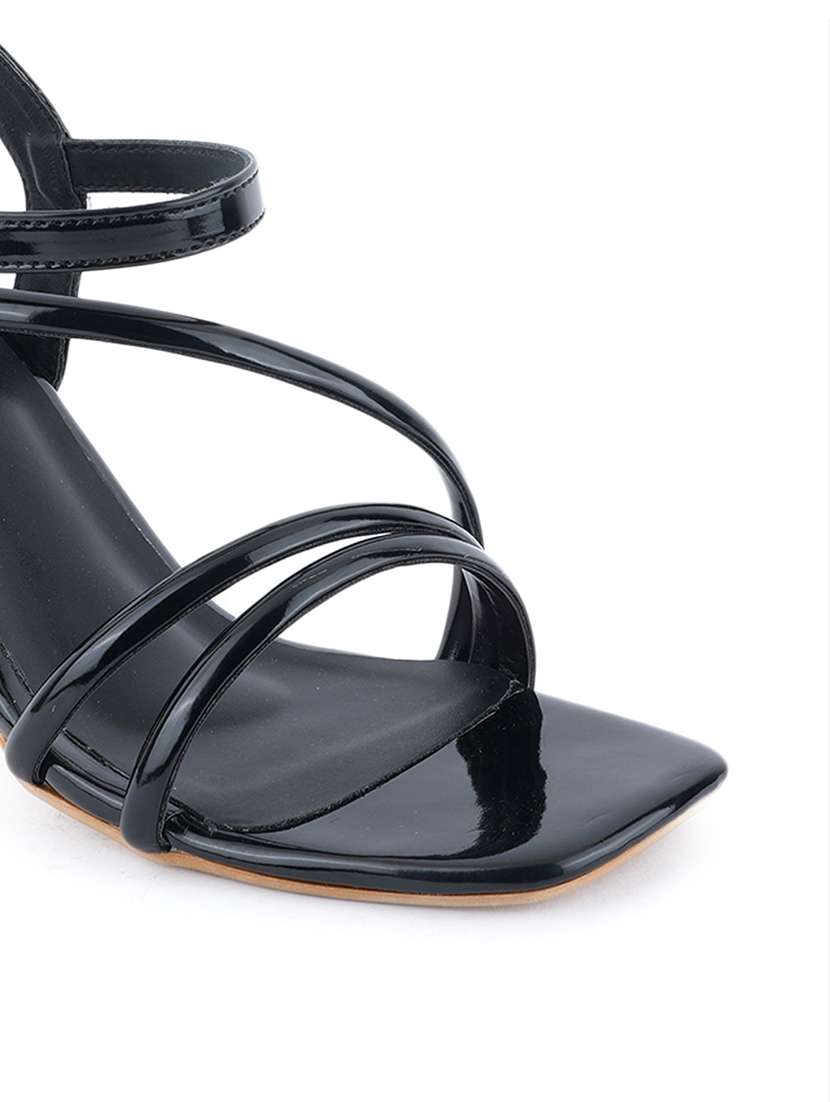 women solid ankle strap heels - 22341377 -  Standard Image - 4