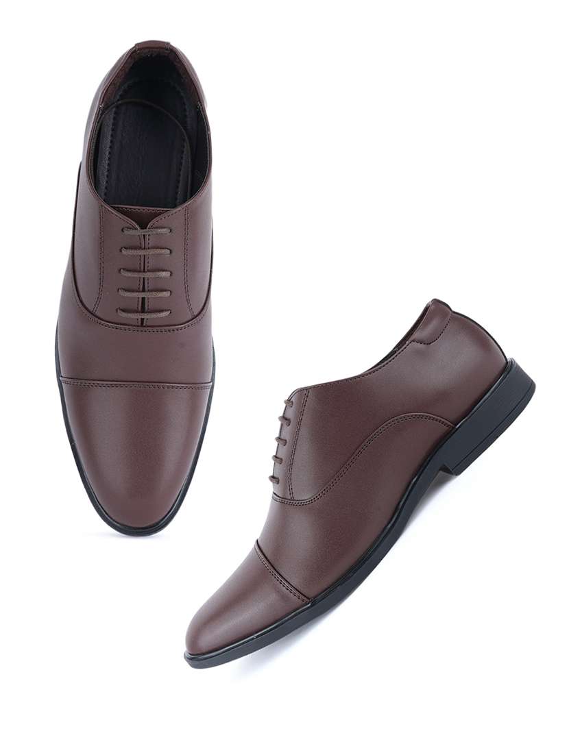 men solid lace up oxford - 22341383 -  Standard Image - 1