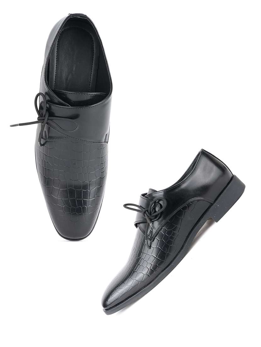 men textured lace up monk strap - 22341389 -  Standard Image - 1