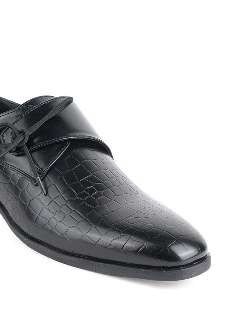 men textured lace up monk strap - 22341389 -  Standard Image - 4