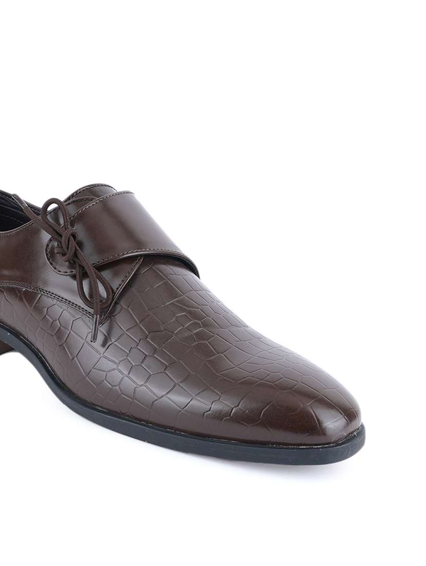 men textured lace up monk strap - 22341390 -  Standard Image - 4