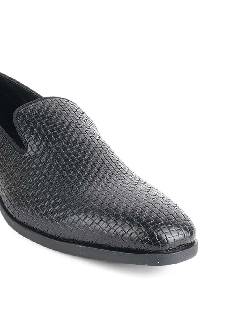 men black slip on loafer - 22341394 -  Standard Image - 4
