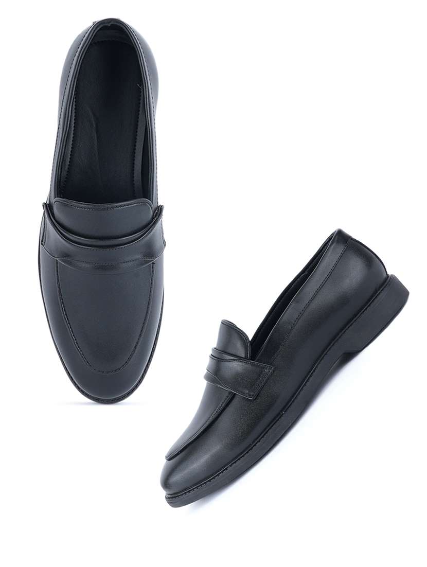 men black slip on loafer - 22341395 -  Standard Image - 1