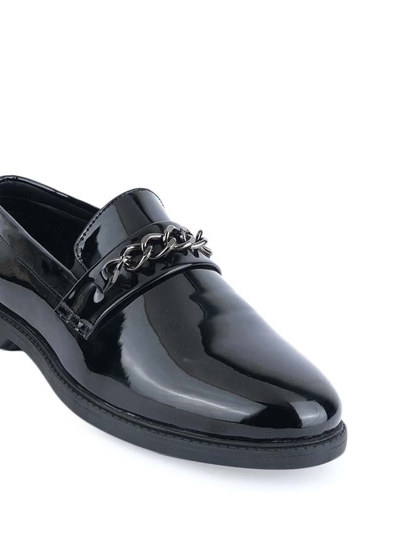 men black slip on horsebit loafer - 22341396 -  Standard Image - 4