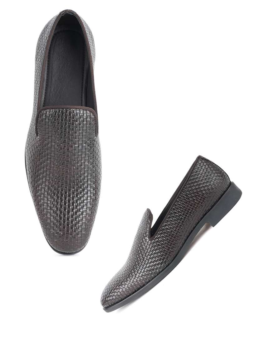 men textured slip on loafer - 22341398 -  Standard Image - 1