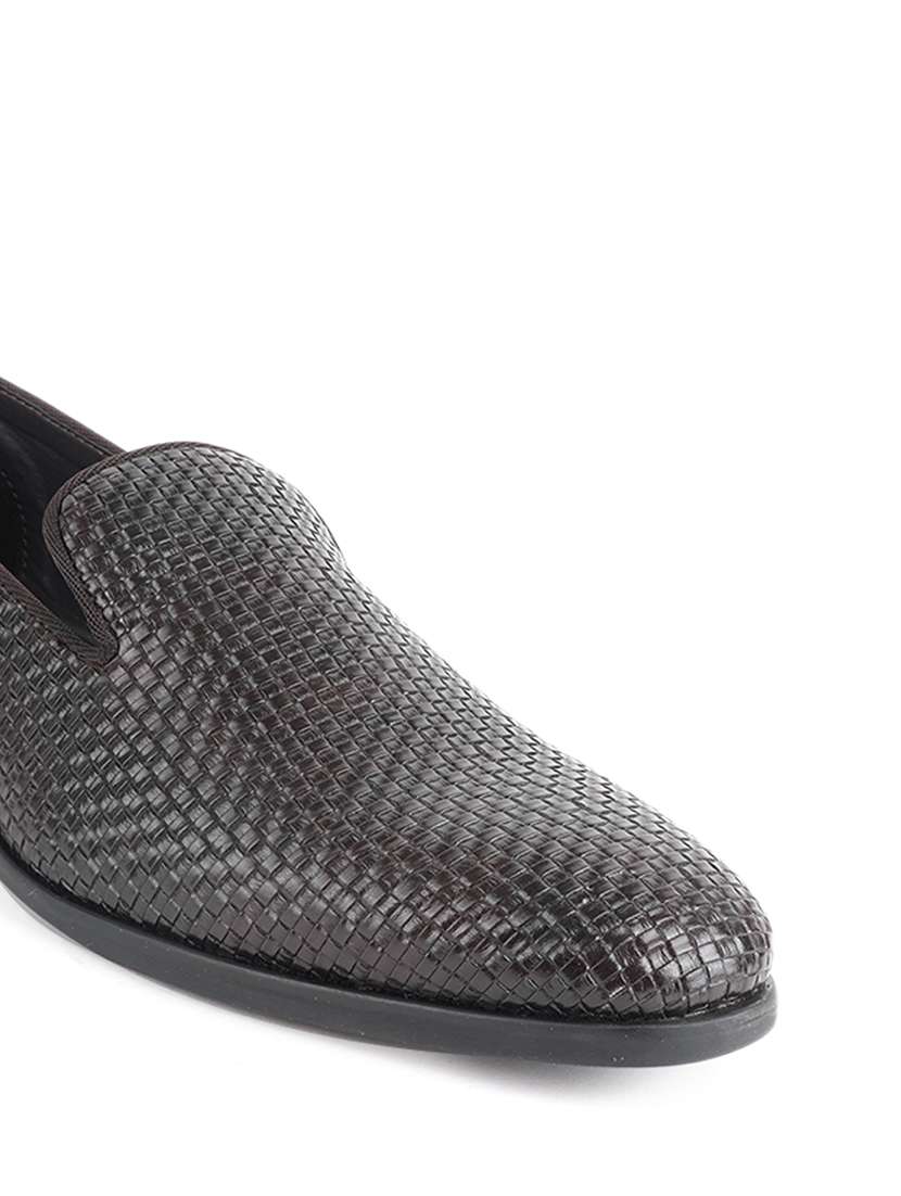 men textured slip on loafer - 22341398 -  Standard Image - 4