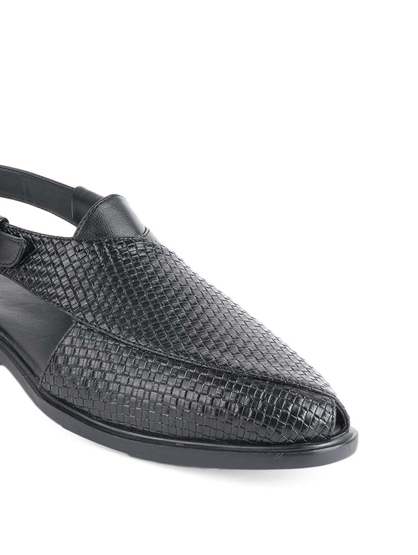 men textured back strap sandal - 22341399 -  Standard Image - 4