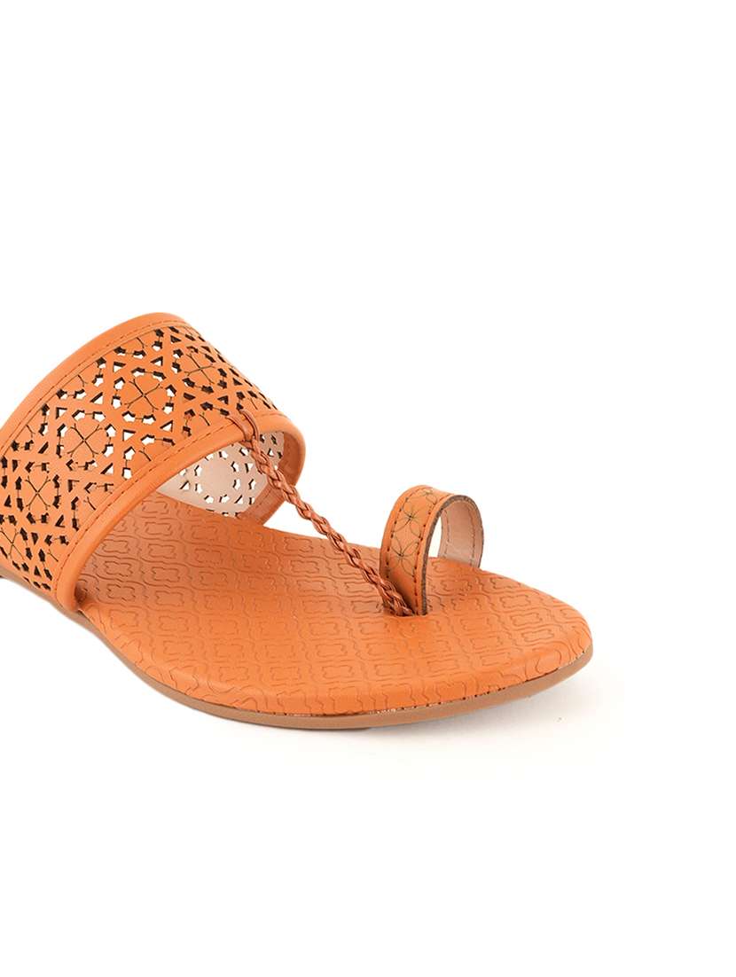 women solid slip on flat sandal - 22341436 -  Standard Image - 4