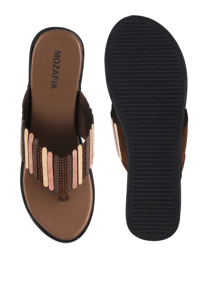 women solid slip on wedges - 22341458 -  Standard Image - 4