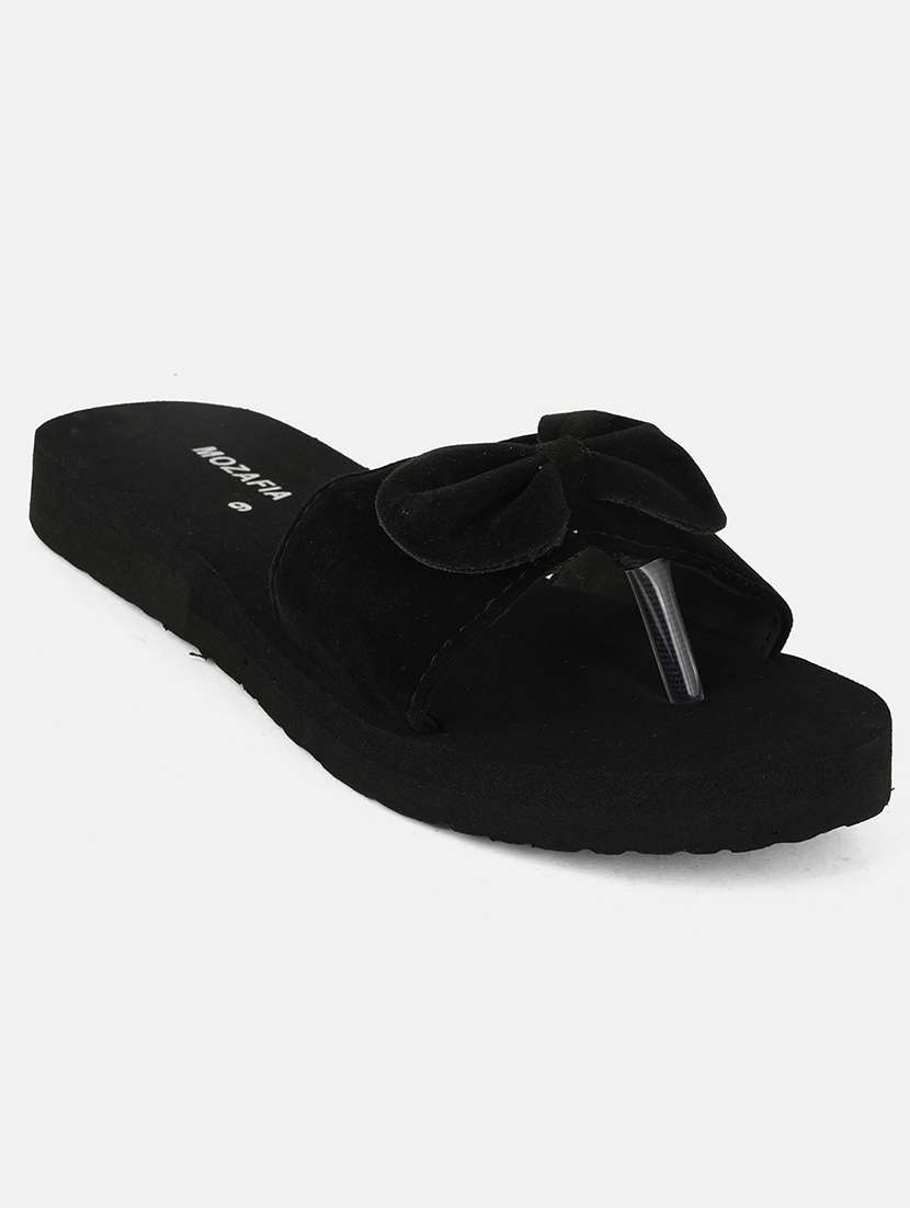 women solid slip on flat sandal - 22341461 -  Standard Image - 1