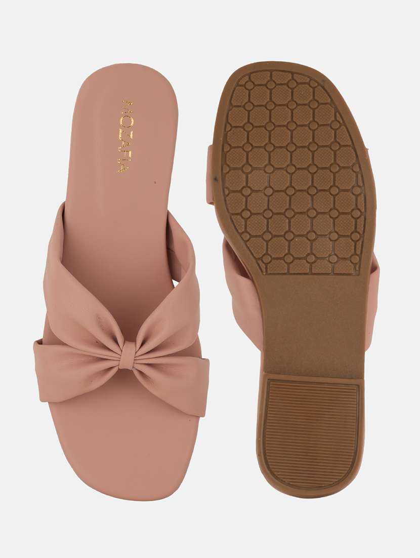 women solid slip on flat sandal - 22341464 -  Standard Image - 4