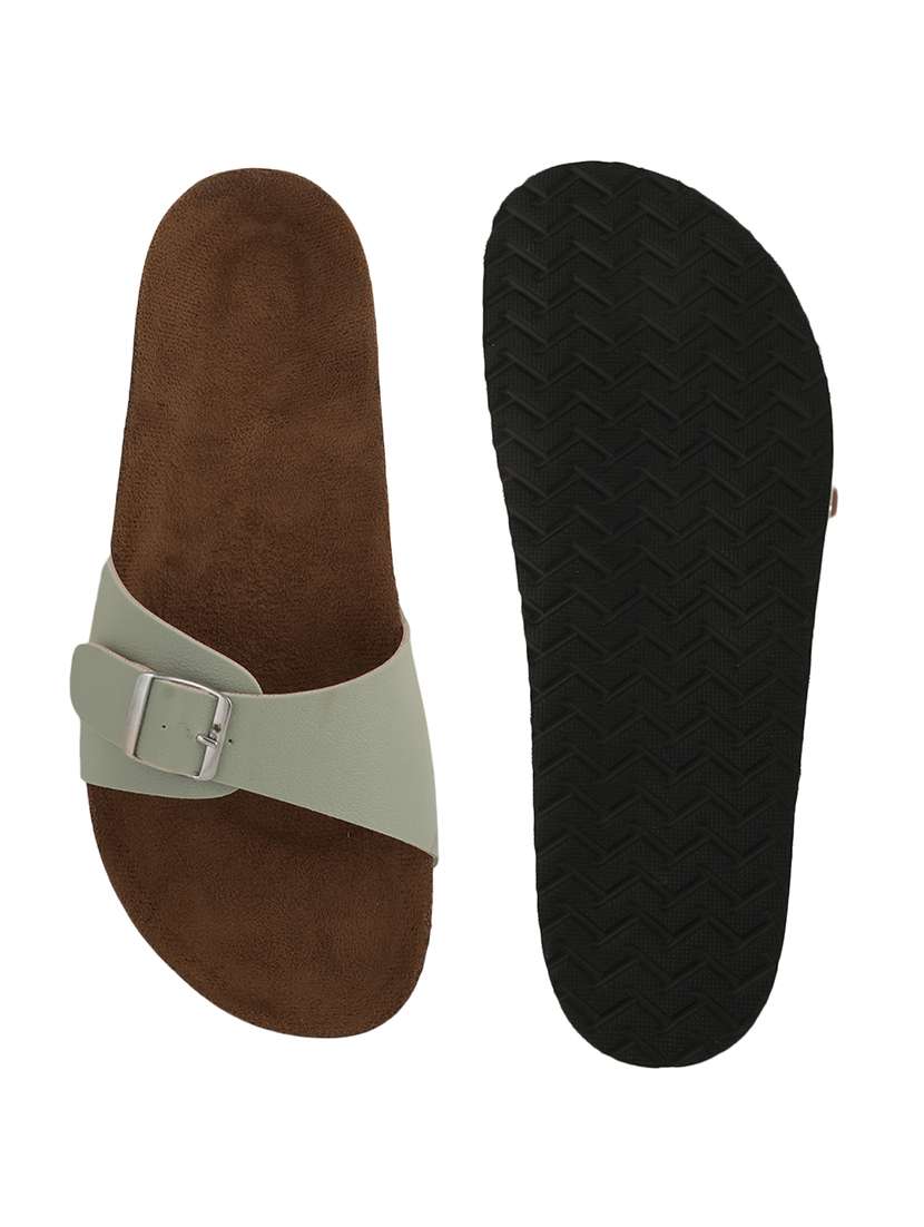 women solid slip on flat sandal - 22341481 -  Standard Image - 4
