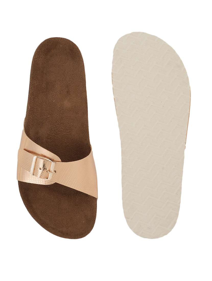 women solid slip on flat sandal - 22341482 -  Standard Image - 4