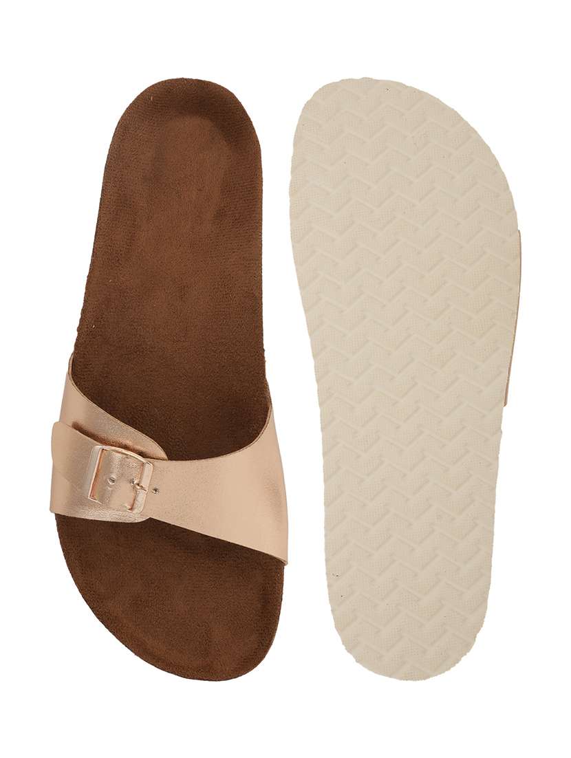 women solid slip on flat sandal - 22341494 -  Standard Image - 4