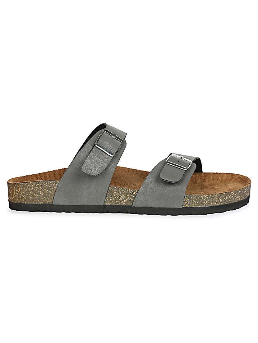 Women Solid Slip On Flat Sandal - 22341503 -  Standard Image - 1