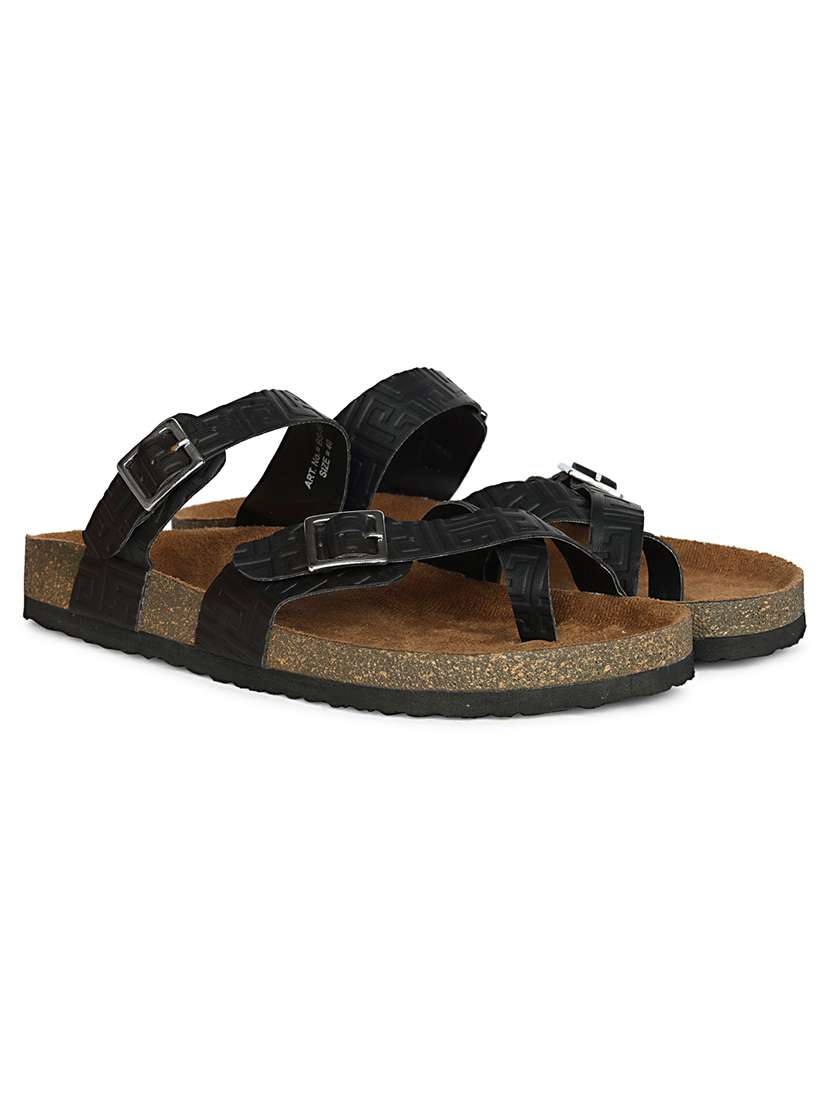 women solid slip on flat sandal - 22341514 -  Standard Image - 1