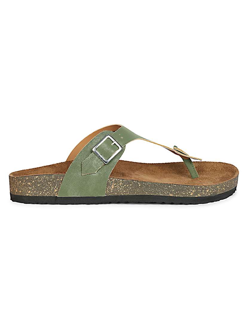 women solid slip on flat sandal - 22341520 -  Standard Image - 4