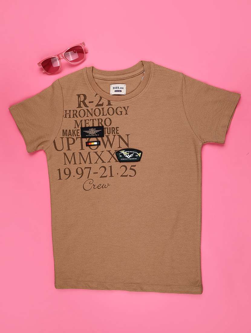 boys printed short sleeve t-shirt - 22341556 -  Standard Image - 1